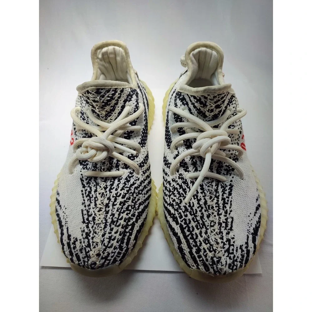 Adidas Yeezy Boost 350 V2 Zebra White Black Red Mens US 6 CP9654